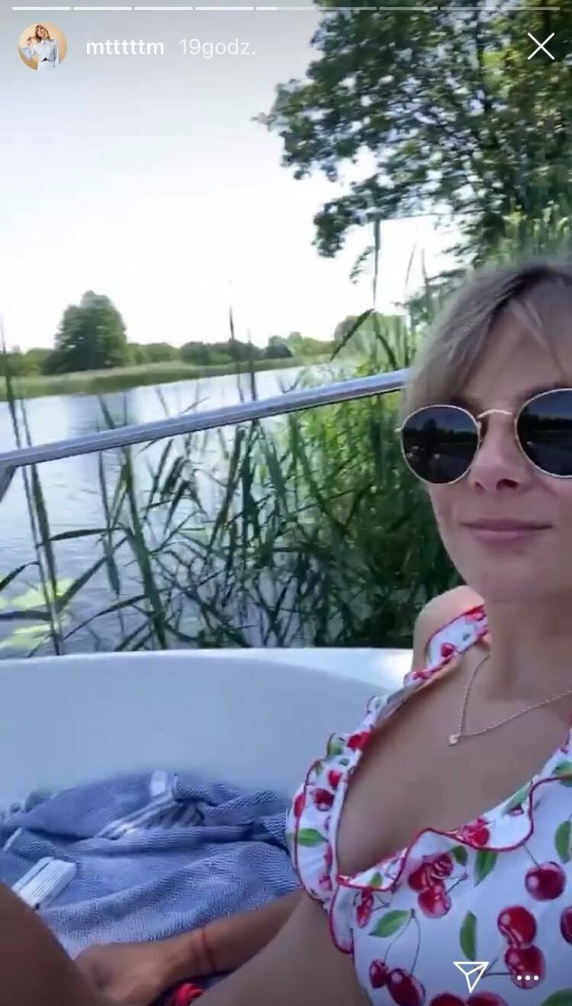 Marta Wierzbicka relaksuje się na łonie natury