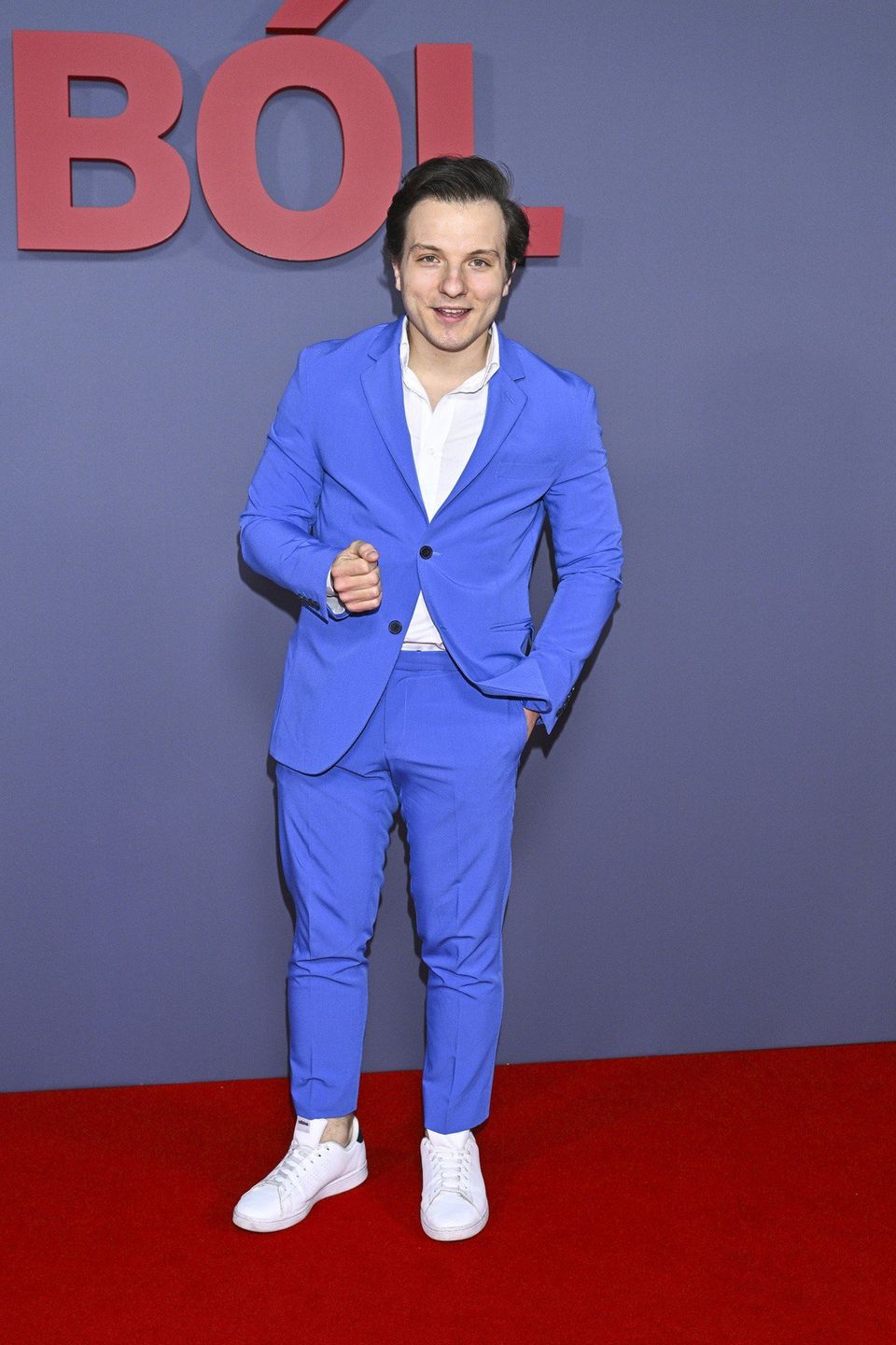 Jakub Gąsowski na premierze filmu &#34;Prawdziwy ból&#34;