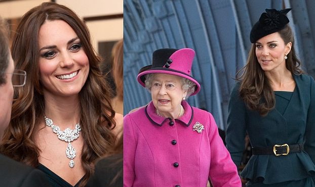 Królowa Elżbieta pożycza Kate biżuterię!