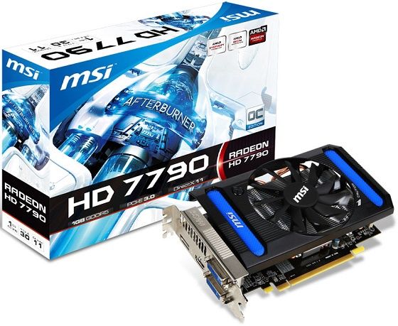 MSI Radeon HD 7790 OC karta graficzna zdjęcie opakowanie