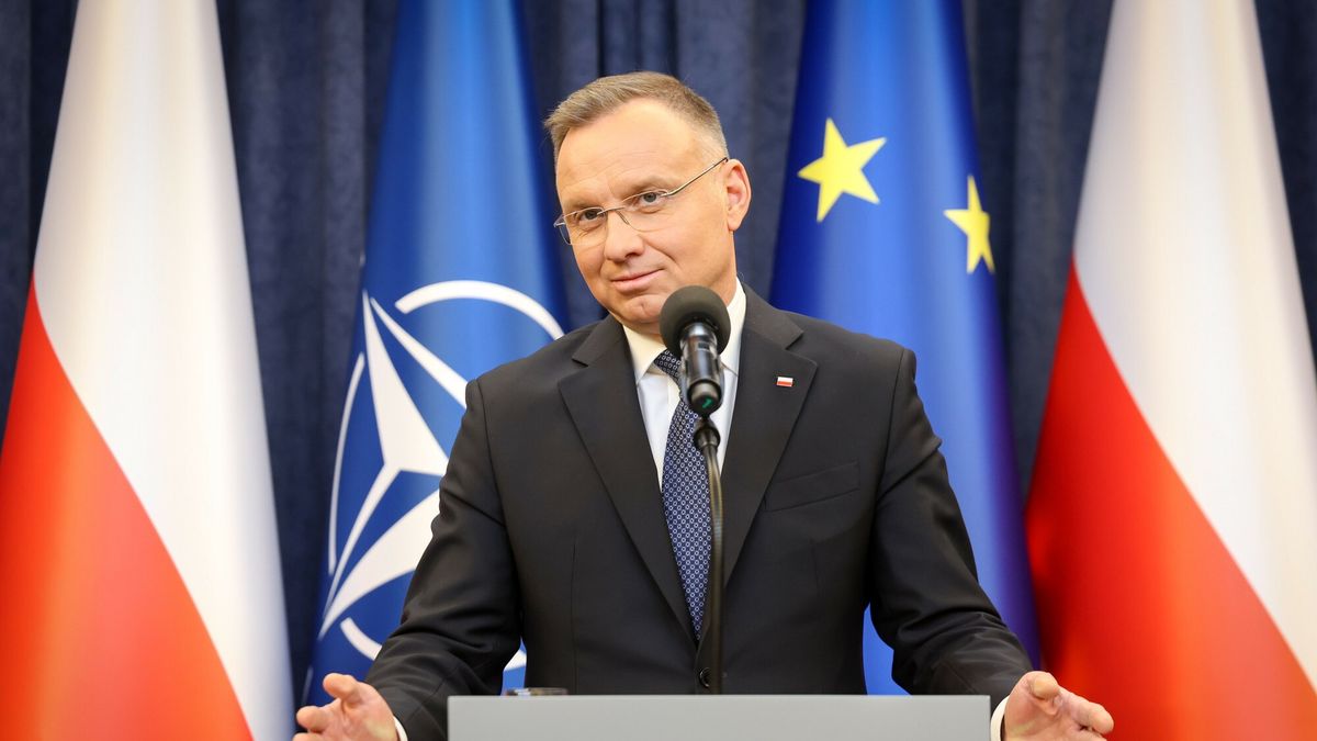 Spotkanie prezydenta Andrzeja Dudy z premierem Donaldem Tuskiem
15.01.2023 Warszawa Palac Prezydencki  Spotkanie Prezydenta Andrzeja Dudy z Premierem Donaldem Tuskiem 
fot Jacek Dominski/REPORTER
N/z: Andrzej Duda
Jacek Dominski/REPORTER