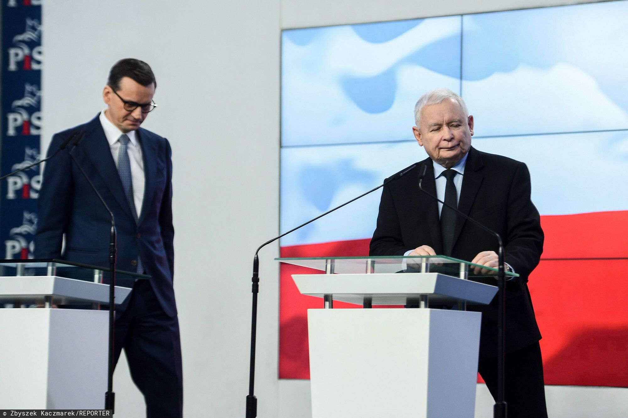 Mateusz Morawiecki i Jarosław Kaczyński