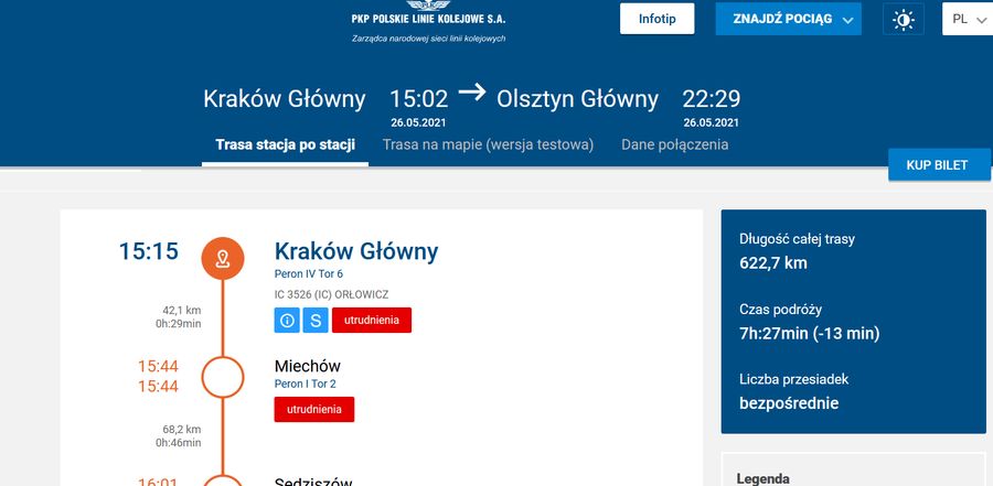 Jak wygląda strona Portal Pasażera?