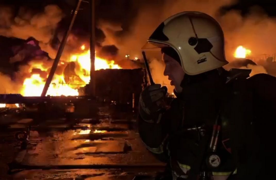 Drones ignite tension: Fires at Russian oil bases escalate