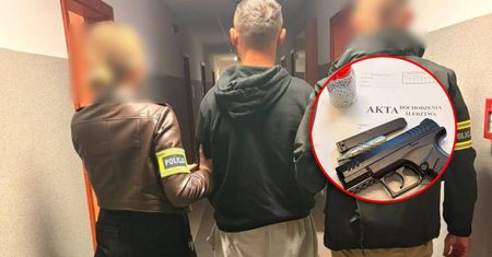 Ukrył się w pustostanie i ostrzeliwał mieszkania metalowymi kulkami. Policja zatrzymała 43-latka z Lublina