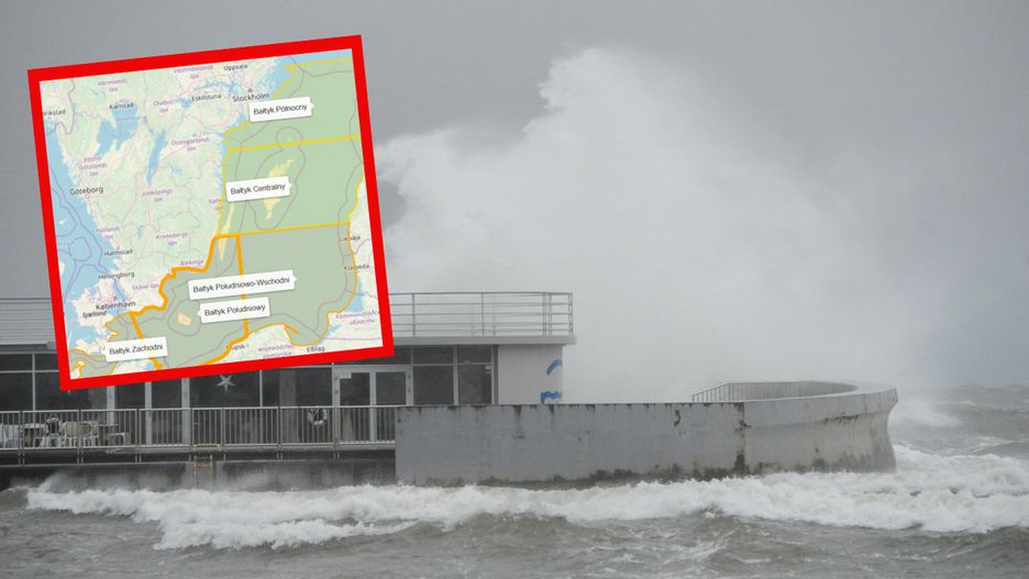 Sztorm na Bałtyku