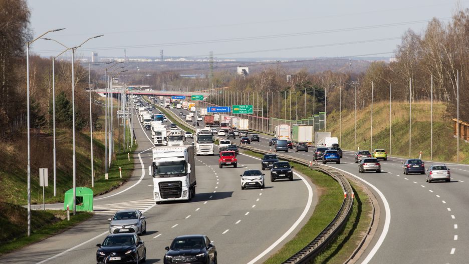General view of the crowded A4 motorway in Ruda Ruda Slaska
RUDA SLASKA, SILESIAN VOIVODESHIP, POLAND - 2024/03/27: General view of the crowded A4 motorway in Ruda Ruda Slaska. The A4 motorway is the longest in Poland, running through the southern part of the country. It stretches from the Polish-German border in Zgorzelec to the Ukrainian border in Korczowa and is part of the European route E40. (Photo by Karol Serewis/SOPA Images/LightRocket via Getty Images)
SOPA Images
vehicles, a4 motorway, motorway, vehicle, expressway, cars, transport, e40