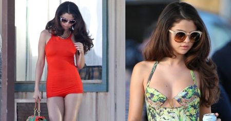 Seksowna Selena Gomez na planie (ZDJĘCIA)