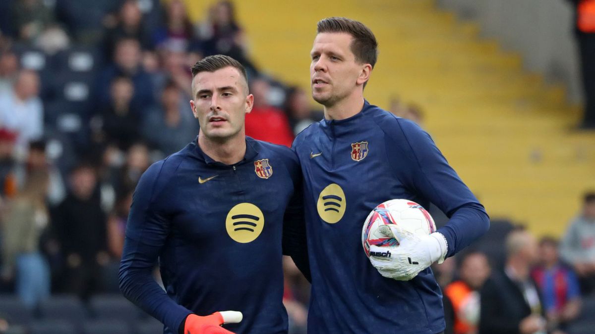 Getty Images /  Joan Valls/Urbanandsport/NurPhoto  / Na zdjęciu: Inaki Pena i Wojciech Szczęsny