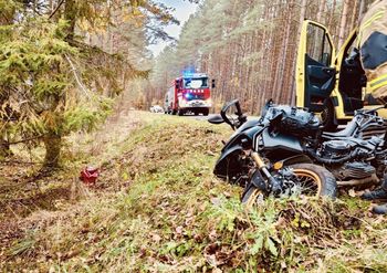 Tragiczny wypadek na drodze nr 209. Motocyklista nie żyje