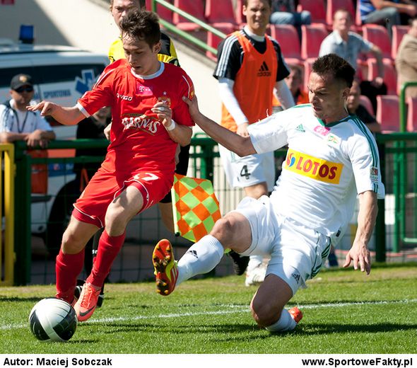 Dla "Ryby" występ w meczu z Wisłą Kraków był pierwszym spotkaniem w tym sezonie, które rozpoczął w wyjściowym składzie