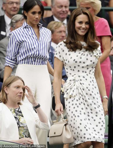 Księżna Kate i Meghan Markle na Wimbledonie (2018)