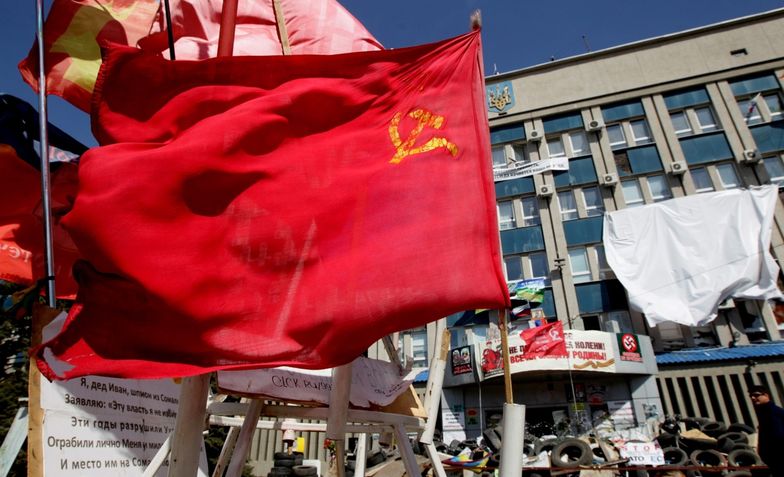Prorsyjskie demonstracje trwają też w Ługańsku</br>