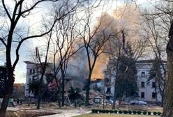 Trwa atak na Mariupol. "Rosjanie celowo zrzucili bombę na teatr"