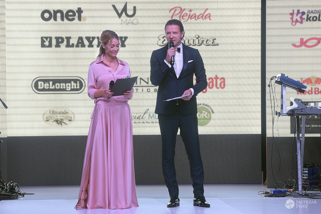 Radosław Majdan i Małgorzata Rozenek - Warsaw Fashion Week 2016