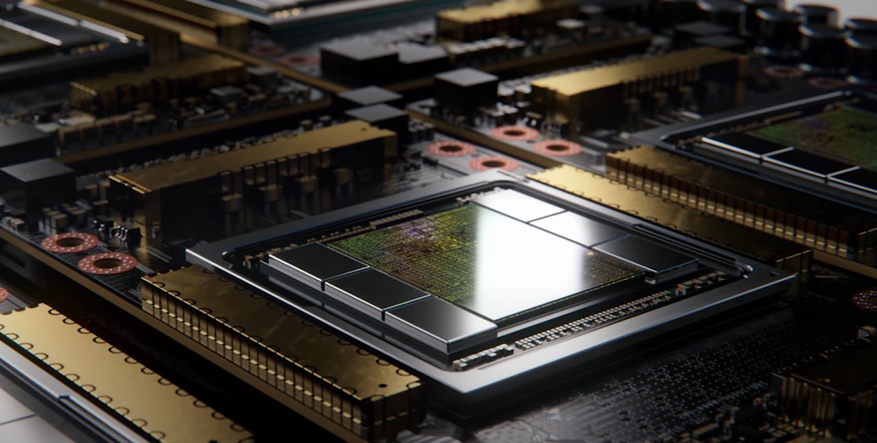 Nowe karty graficzne Nvidii. Pierwsza premiera najprawdopodobniej w sierpniu - Rdzeń GA100 wraz z pamięcią HBM.