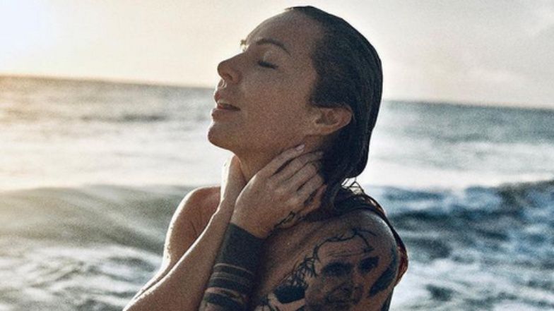 Mokra i wdzięczna Blanka Lipińska pozuje TOPLESS na plaży w Tulum! "Miejsce tworzą ludzie" (FOTO)