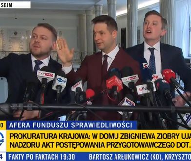 Kłótnia z dziennikarzami na konferencji prasowej. Sebastian Kaleta krzyczał m.in. na Radomira Wita