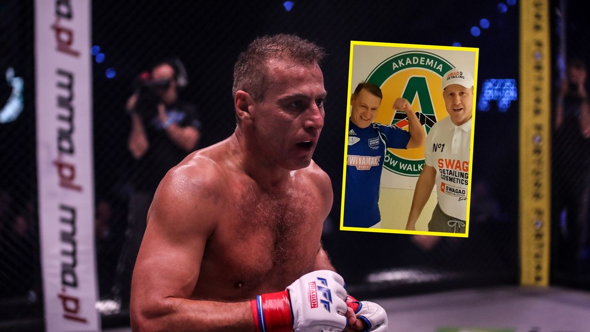 Materiały prasowe / Piotr Świerczewski i trener Mirosław Okniński