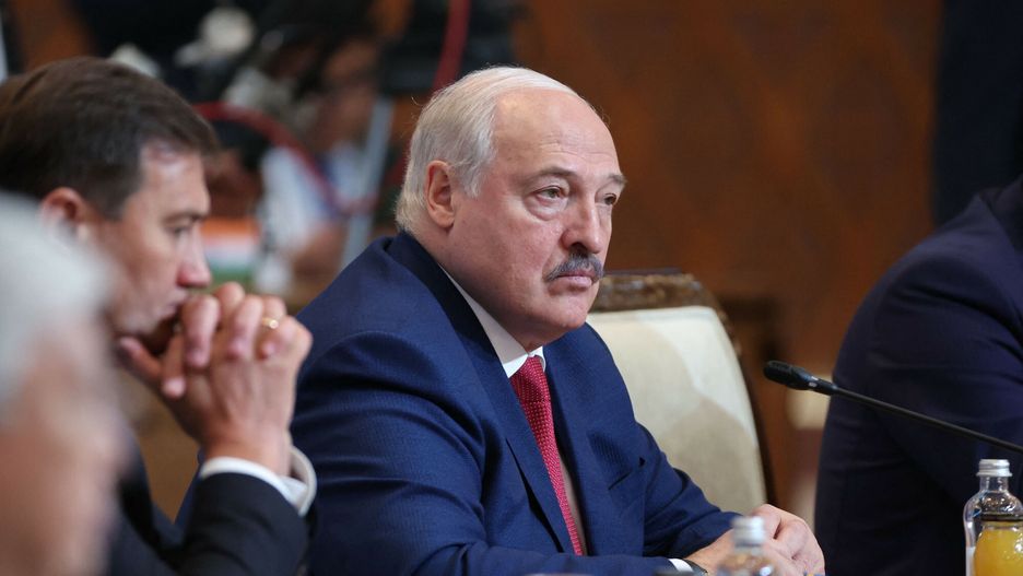 Szczyt Szanghajskiej Organizacji Wsp�?pracy w Astanie
In this pool photograph distributed by the Russian state agency Sputnik, Belarusian President Alexander Lukashenko attends the Shanghai Cooperation Organisation (SCO) member states leaders' summit in Astana on July 4, 2024. (Photo by Sergei SAVOSTYANOV / POOL / AFP)
SERGEI SAVOSTYANOV