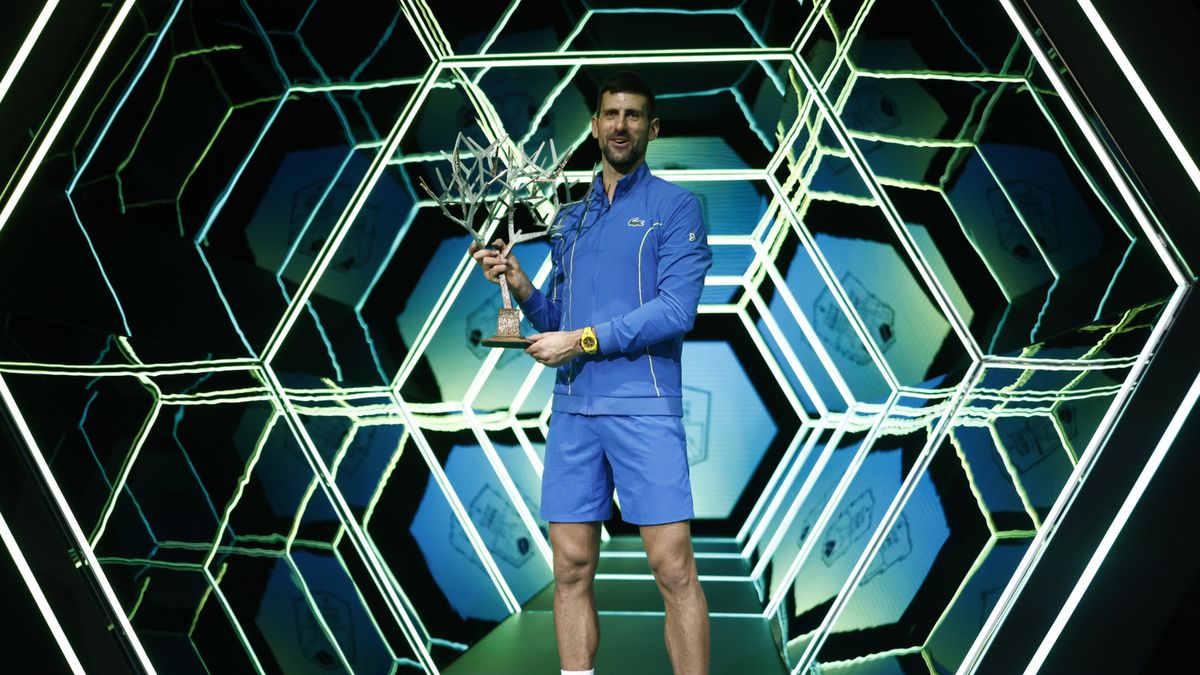 Novak Djoković, mistrz Rolex Paris Masters 2023