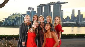 Piękne kreacje uczestniczek Mistrzostw WTA. Tenisistki błyszczały w Singapurze