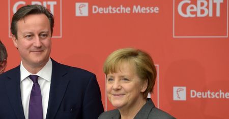 Merkel i Cameron otworzyli targi informatyczne CeBIT