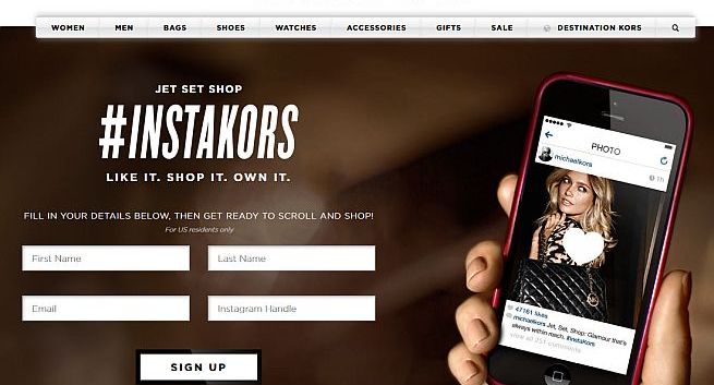 Michael Kors uruchamia sprzedaż na Instagramie