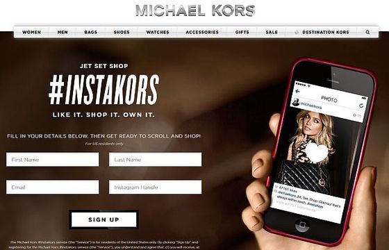 Michael Kors uruchamia sprzedaż na Instagramie