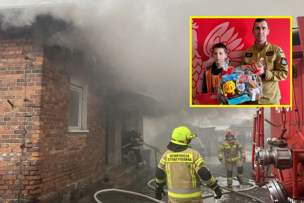 13-latek bohaterem. Ocalił 7-letnią siostrę z pożaru