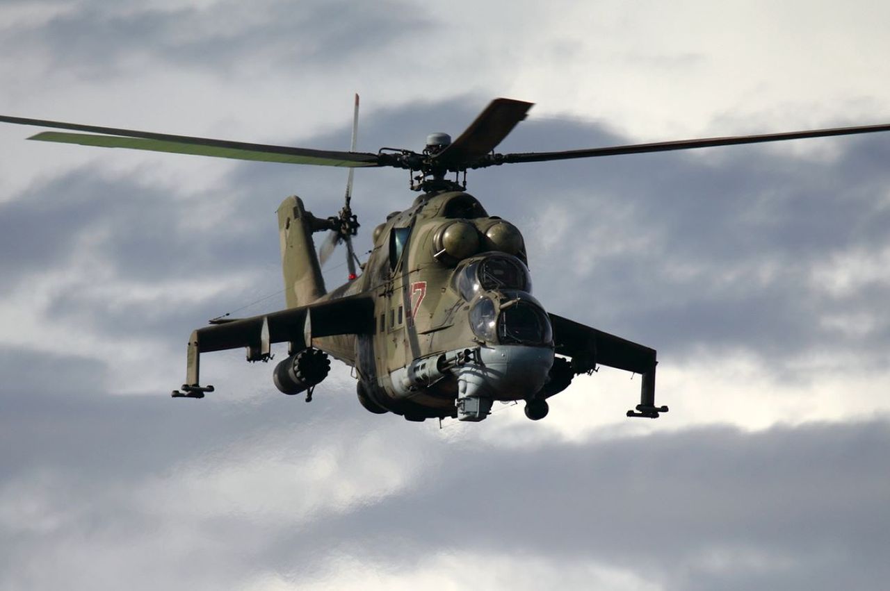 Rosjanie stracili śmigłowiec Mi-24. Mówi się o przypadkowym zestrzeleniu