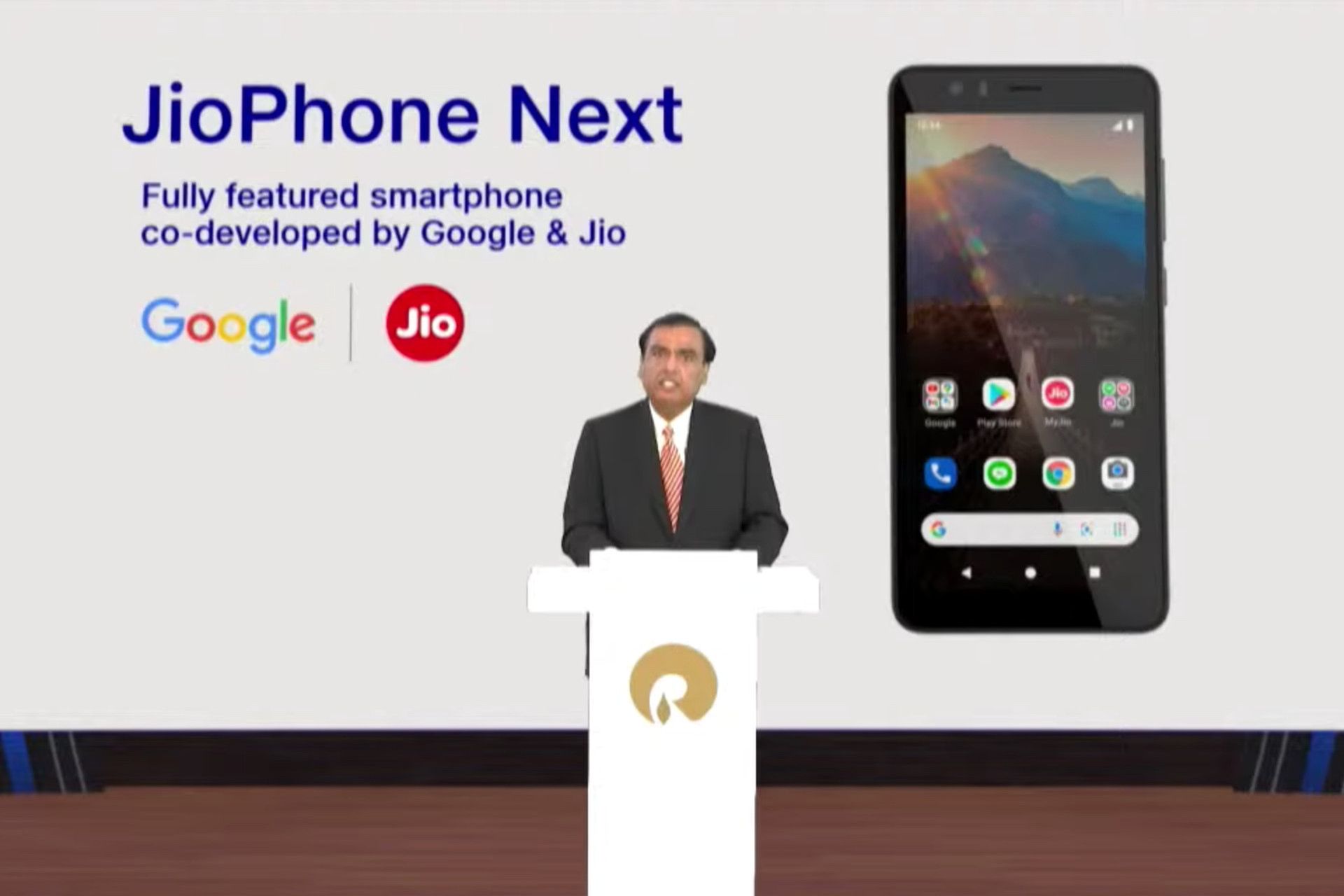 Google zapowiada jeden z najtańszych smartfonów na świecie. Oto JioPhone Next 1