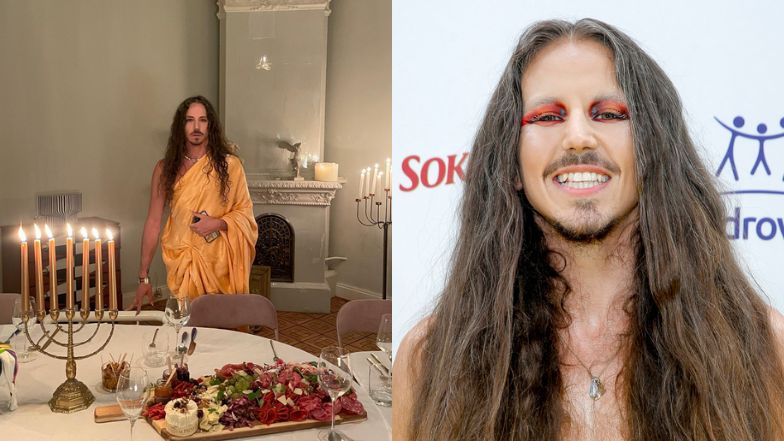 Michał Szpak świętuje 33. urodziny w wymownym stroju