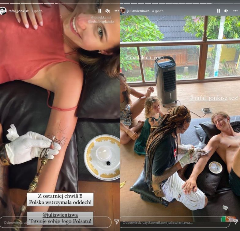 Julia Wieniawa i Rafał Jonkisz na Bali