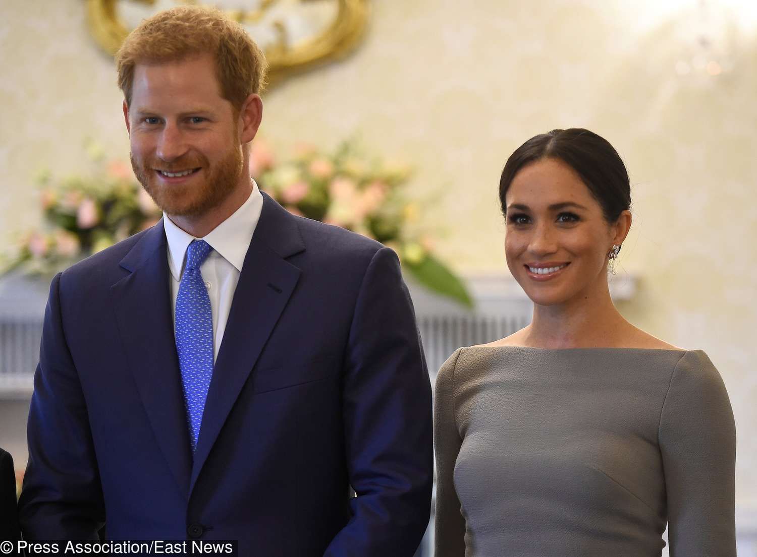 Meghan Markle i książę Harry na spotkaniu z prezydentem Irlandii