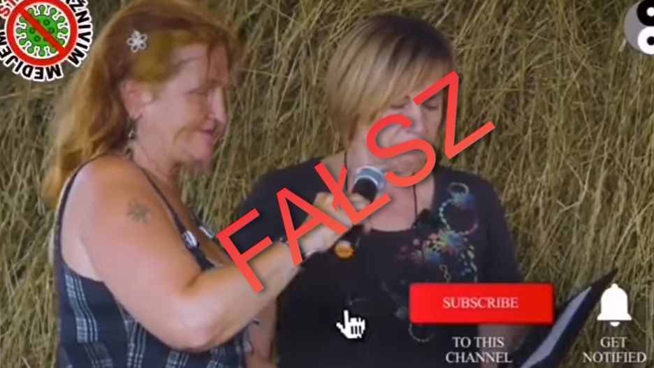 screen z wideo rozpowszechniającego fake news