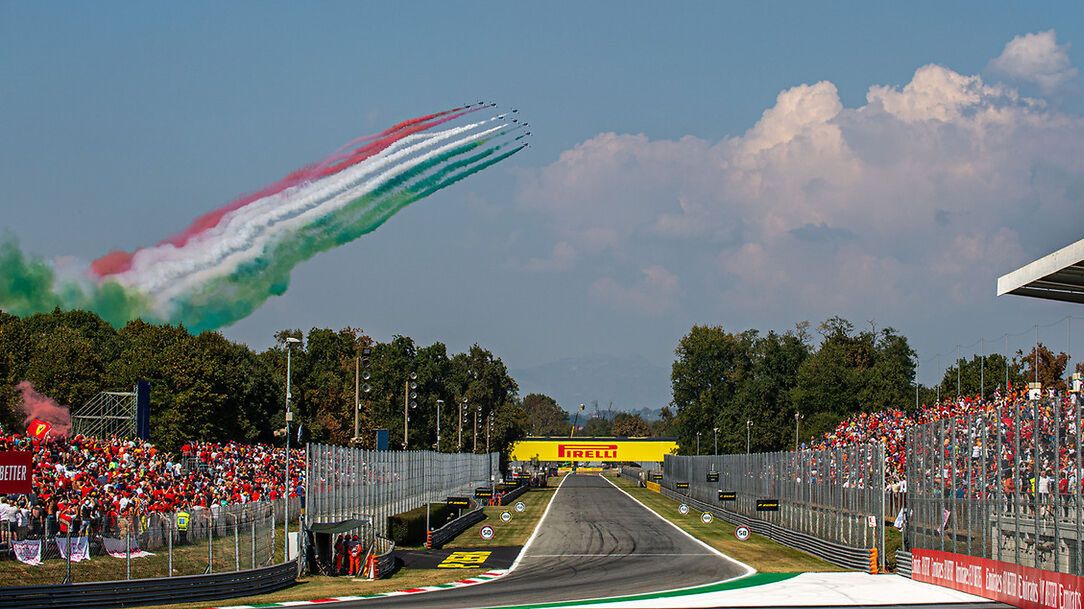 Materiały prasowe / Ferrari / Na zdjęciu: GP Włoch na torze Monza