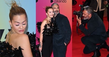 MTV EMA 2021. Opierzona Rita Ora i uśmiechnięty Taika Waititi dokazują na wielkiej gali (ZDJĘCIA)