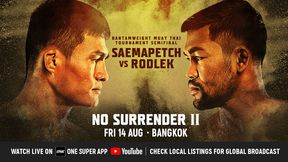 MMA. ONE Championship: No Surrender II na żywo w Fightklubie
