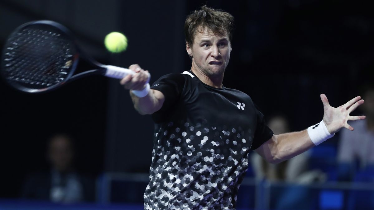 PAP/EPA / SERGEI ILNITSKY / Na zdjęciu: Ricardas Berankis