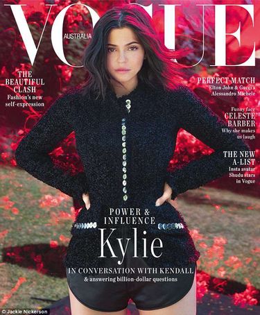 Kylie Jenner na okładce Vogue Australia