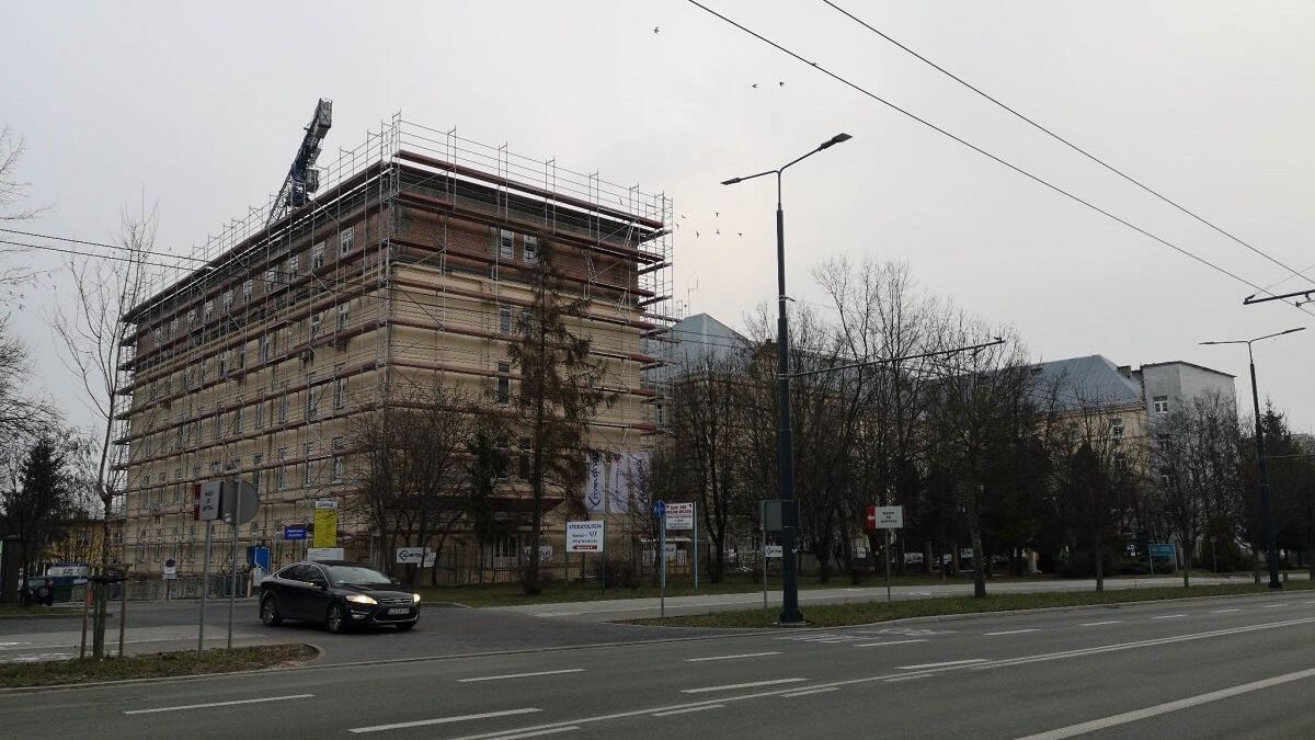Rozbudowa budynku szpitala wojskowego w Lublinie