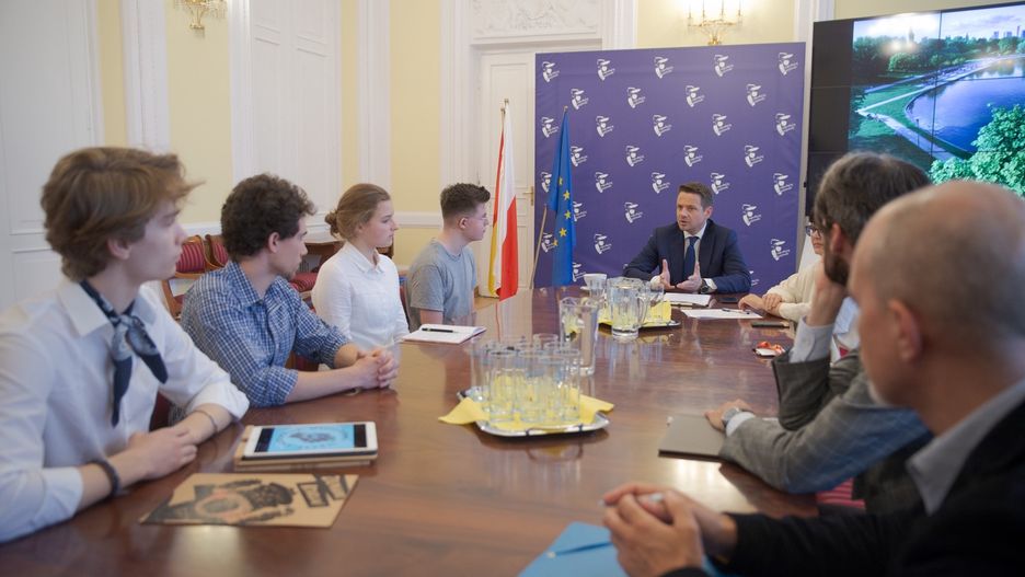 Warszawa. Rafał Trzaskowski spotkał się z działaczami