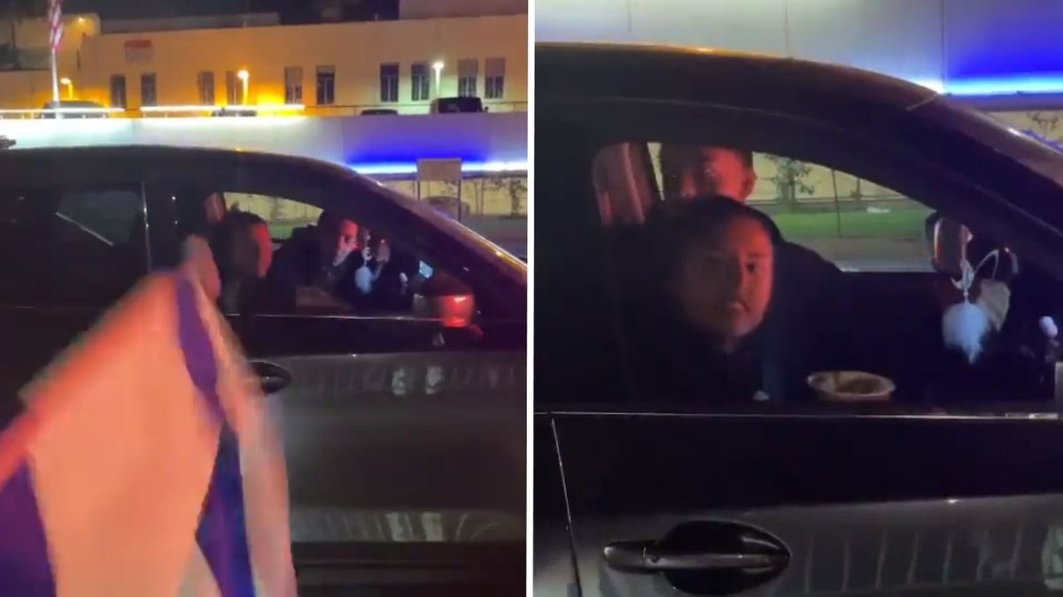 Na wiecu wywołała skandal