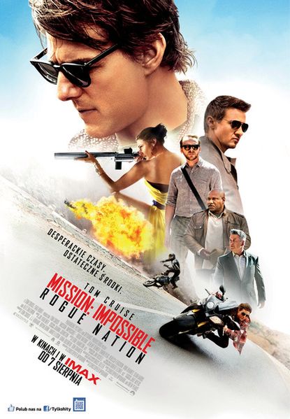 Plakat filmu "Mission: Impossible - Rogue Nation"