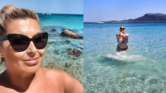 Katarzyna Skrzynecka w stroju kąpielowym chwali się fotkami z włoskich wakacji. Fani w zachwycie: "KWINTESENCJA KOBIECOŚCI" (ZDJĘCIA)