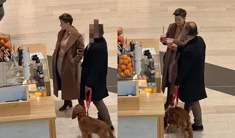 Monika Richardson "przyłapana" z partnerem w centrum handlowym.