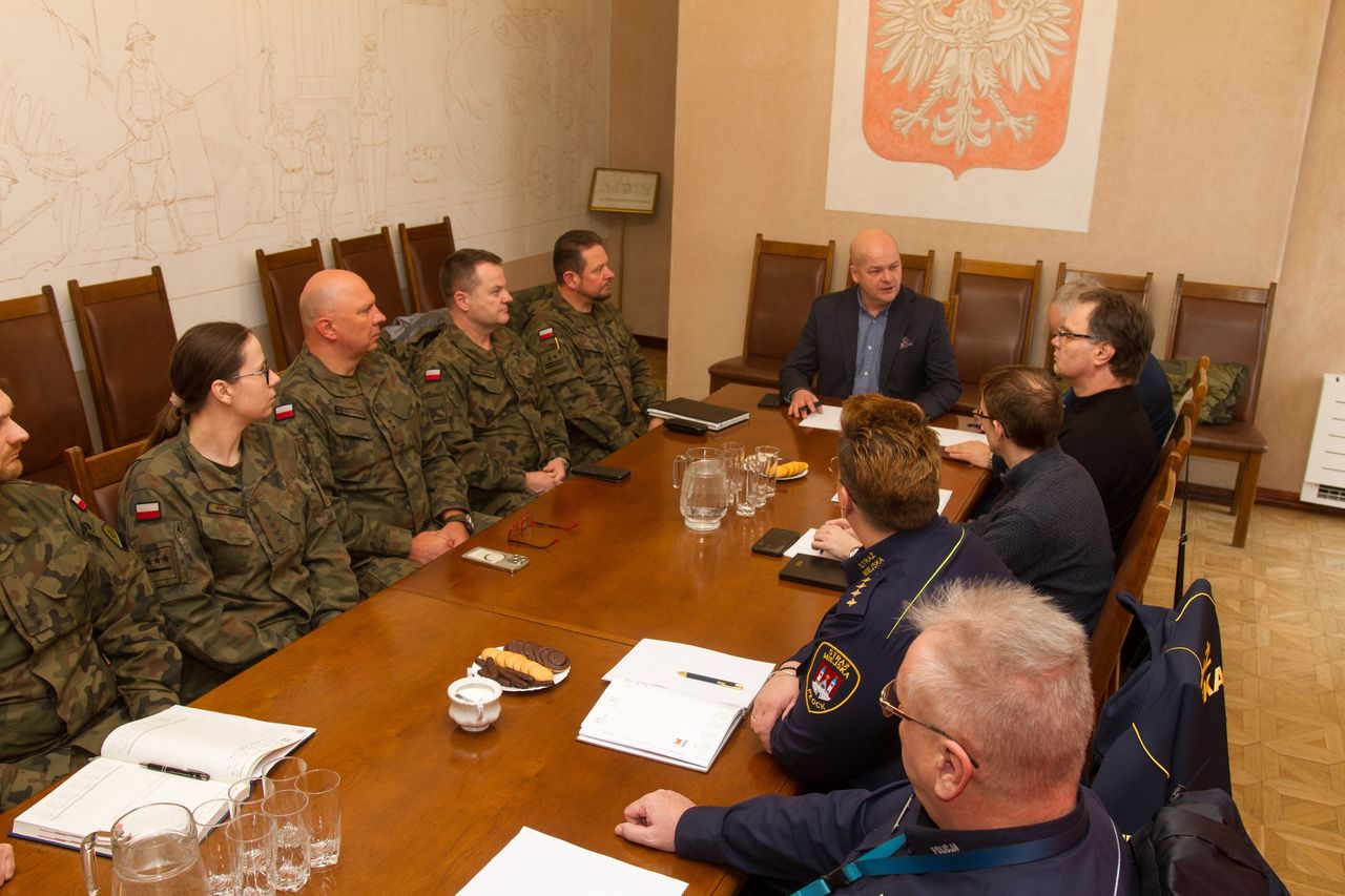 Posiedzenie Sztabu Kryzysowego 