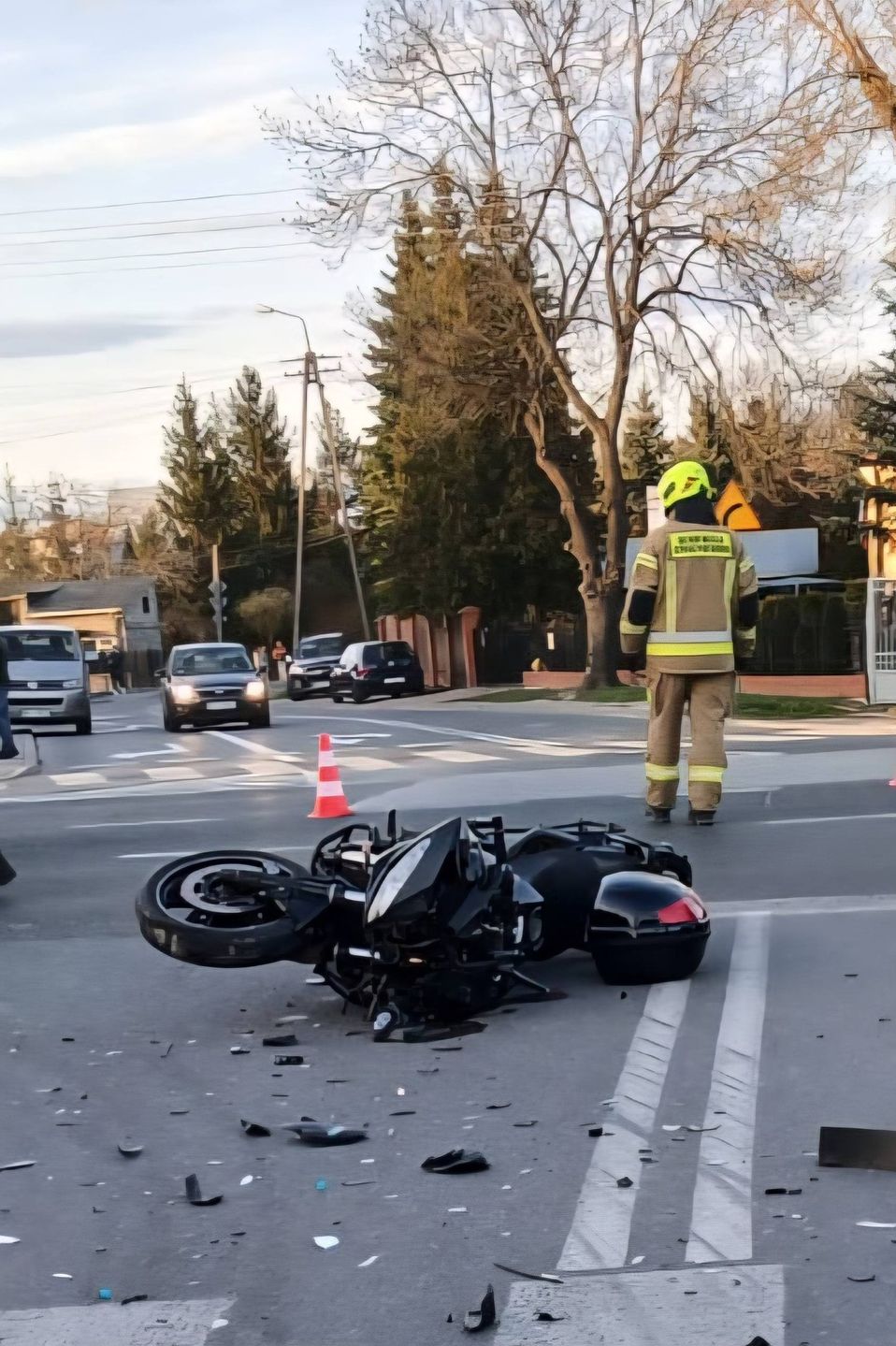 Wypadek z udziałem 42-letniego kierowcy