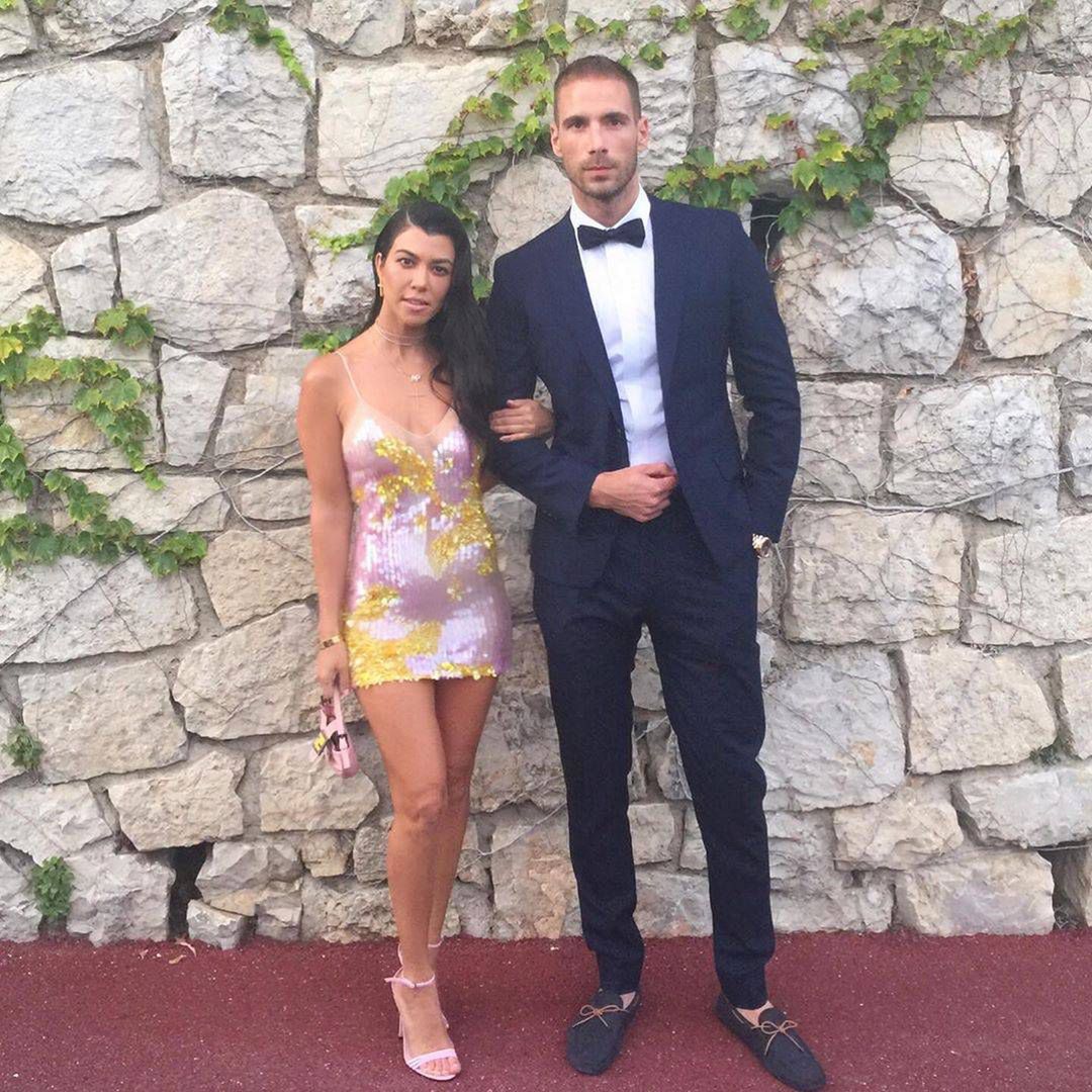 Simon Huck i Kourtney Kardashian, Instagram